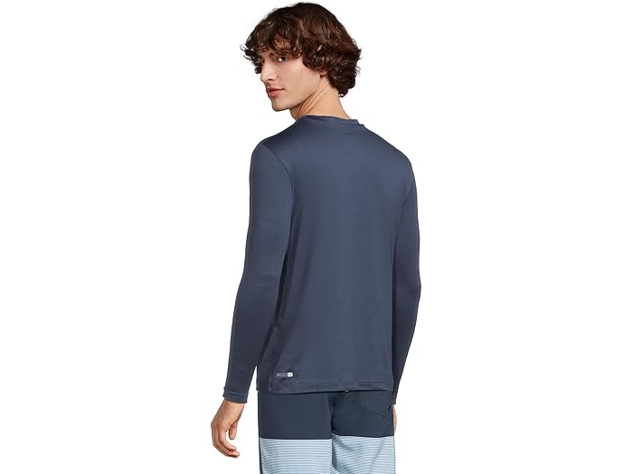 (取寄) クイックシルバー メンズ DNA ロゴ サーフ ティー ロング スリーブ サーフ ティー Quiksilver men Dna Logo Surf Tee Long Sleeve Surf Tee Navy Heather
