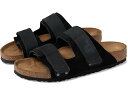 (取寄) ビルケンシュトック ウジ - ヌバック/スエード (ユニセックス) Birkenstock Uji - Nubuck/Suede (Unisex) Black