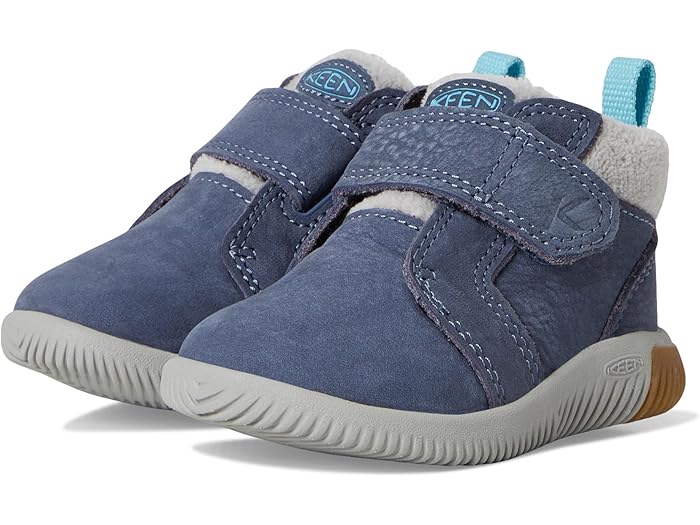 (取寄) キーン キッズ キッズ KNX ミディ イージー オン ストラップ コンフォタブル ベアフット フィール スニーカー (トドラー) KEEN Kids kids KNX Middie Easy On Strap Comfortable Barefoot Feel Sneakers (Toddler) Vintage Indigo/Alloy