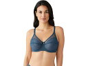 (取寄) ワコール レディース レトロ シック フル-バステッド アンダーワイヤー ブラ 855186 Wacoal women Retro Chic Full-Busted Underwire Bra 855186 Sargasso Sea