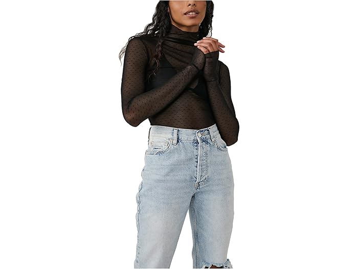 (取寄) フリーピープル レディース オン ザ ドット レイヤリング Free People women On The Dot Layering Black