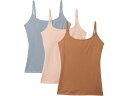 (取寄) パクト レディース オーガニック コットン シェルフ ブラ キャミソール 3-パック PACT women Organic Cotton Shelf Bra Camisole 3-Pack Rich Neutrals