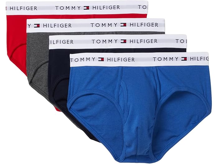 (取寄) トミーヒルフィガー メンズ コットン クラシック 4-パック ブリーフ Tommy Hilfiger men Cotton..