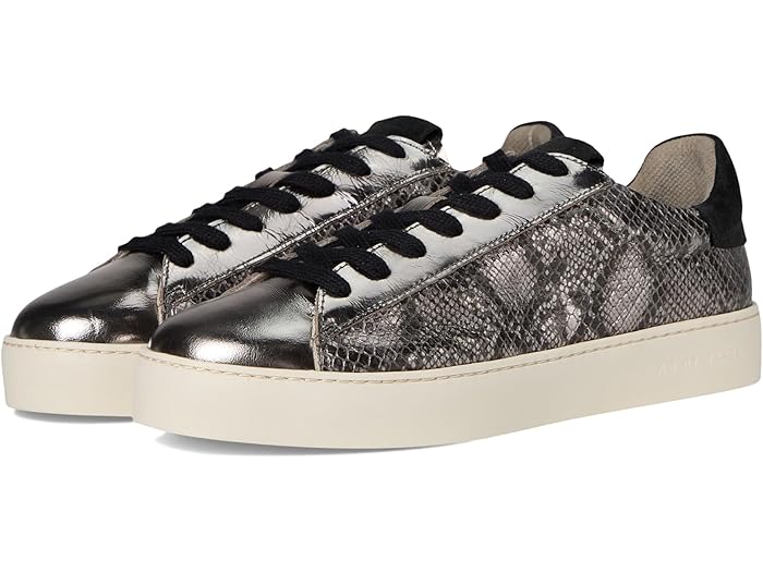 楽天ジェットラグ楽天市場店（取寄） オールセインツ レディース シャナ メット スニーカー AllSaints women Shana Met Sneakers Silver/Black