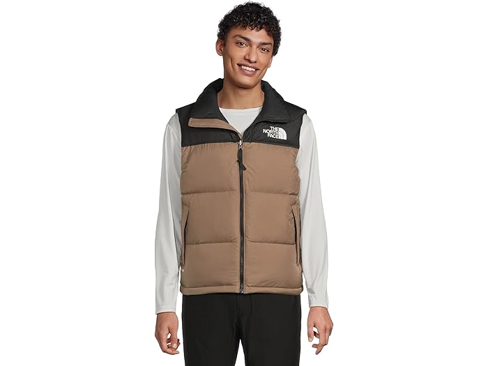 楽天ジェットラグ楽天市場店（取寄） ノースフェイス メンズ 1996 レトロ ヌプシ ベスト The North Face men 1996 Retro Nuptse Vest Mocha Brown/TNF Black
