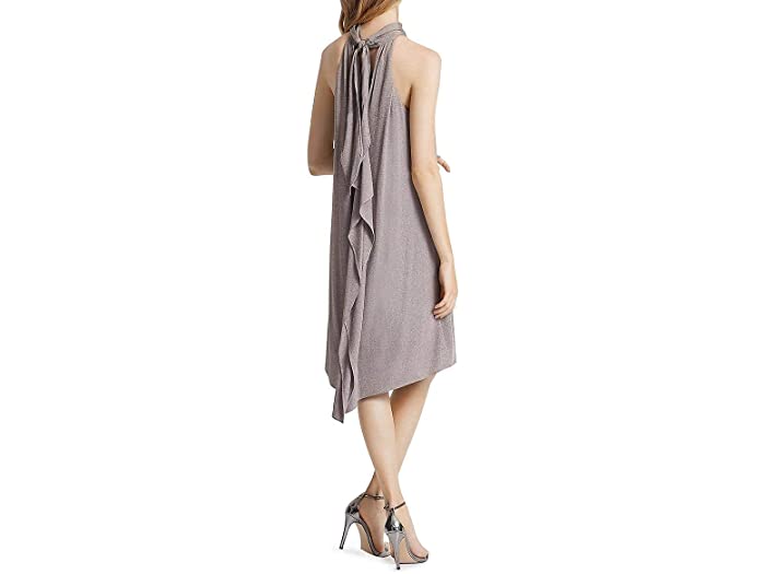 (取寄) ホルストン レディース ウィメンズ スリーブレス モック ネック メタリック ジャージ ドレス Halston women Womens Sleeveless Mock Neck Metallic Jersey Dress Metallic Heather Blush