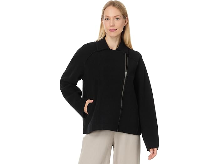 (取寄) アイリーン フィッシャー レディース モト ジャケット ウィズ ジップ フロント Eileen Fisher w..