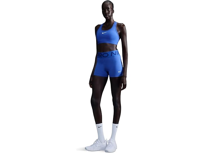 (取寄) ナイキ レディース スウォッシュ ミディアム サポート ブラ Nike women Swoosh Medium Support Bra Hyper Royal/White