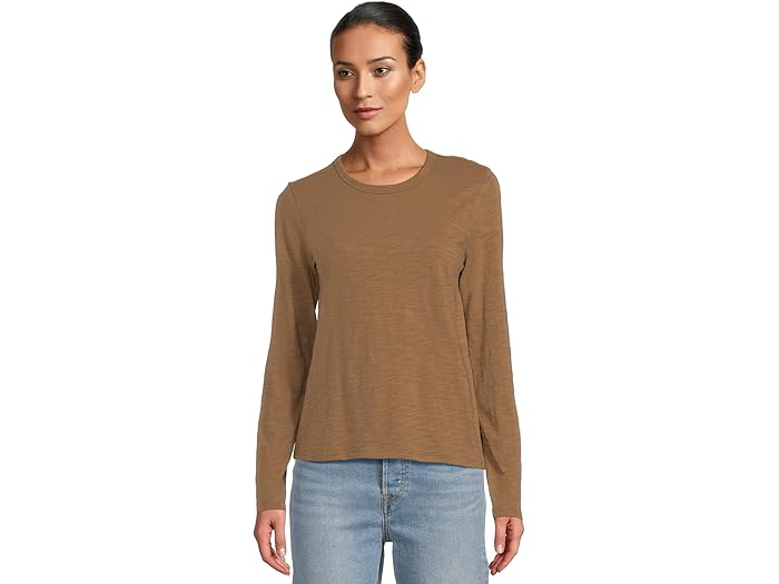 (取寄) リラ P レディース ロング スリーブ クルー ネック Lilla P women Long Sleeve Crew Neck Truffle