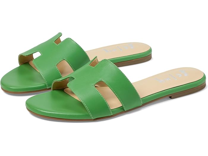 (取寄) フレンチ ソール レディース アリバイ サンダル French Sole women Alibi Sandal Kelly Green