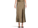 (取寄) リラ P レディース サテン バイアス マキシ スカート Lilla P women Satin Bias Maxi Skirt Parsley