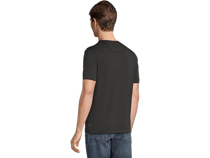 (取寄) ジョン バルベイトス メンズ ボンド バーンアウト T-シャツ John Varvatos men Bond Burnout T-Shirt K6047W25 Dp Charcoal