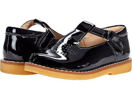(取寄) エレファンティート ガールズ Tストラップ (トドラー/リトル キッド) Elephantito girls T-Strap (Toddler/Little Kid) Patent Black
