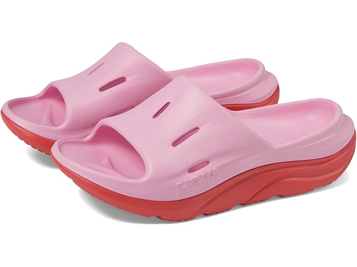 (取寄) ホカキッズ キッズ オラ リカバリー スライド 3 (ビッグ キッド) Hoka Kids kids Ora Recovery Slide 3 (Big Kid) Peony/Cerise