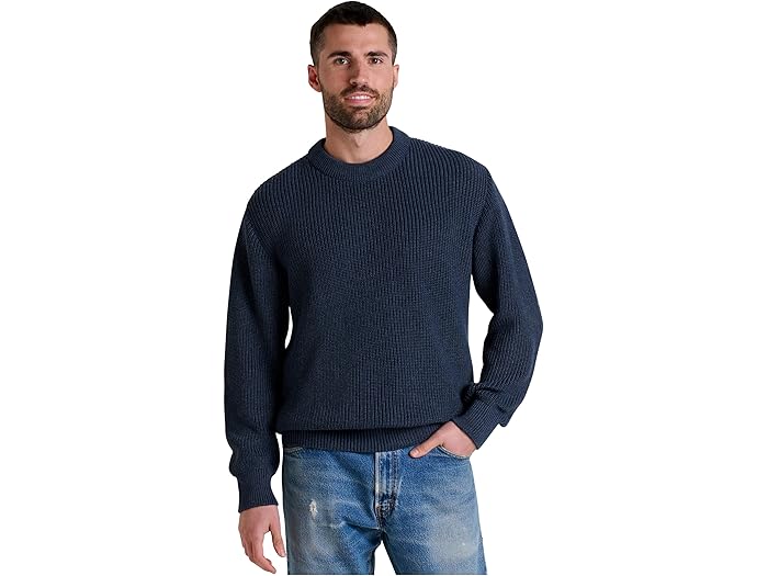 (取寄) トードアンドコー メンズ ビュート クルー セーター Toad&Co men Butte Crew Sweater True Navy(4)