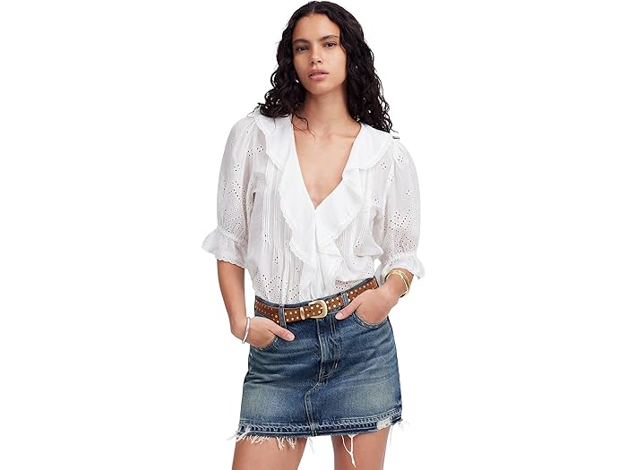 (取寄) メイドウェル レディース 5 ポケット スタンプ デニム ミニ イン Madewell women 5 Pocket Post..