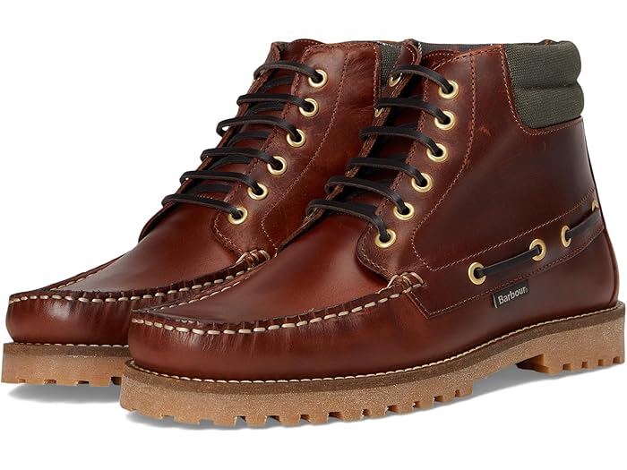 (取寄) バブアー メンズ ティラー モカシン ブーツ Barbour men Tiller Moccasin Boots Mahogany