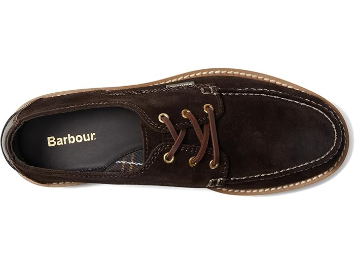 (取寄) バブアー メンズ アイドン ダービー シューズ Barbour men Aydon Derby Shoe Dark Brown Suede