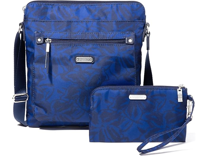 (取寄) バッガリーニ レディース ゴー バッグ ウィズ Rfid フォン リスレット Baggallini women Go Bagg with RFID Phone Wristlet Nightfall Floral