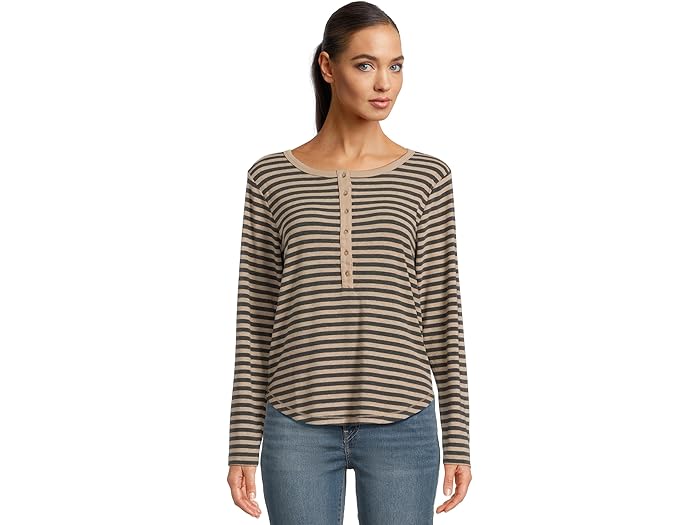 (取寄) モッドオードック レディース ロング スリーブ スリム シャツテール ヘンリー Mod-o-doc women ..