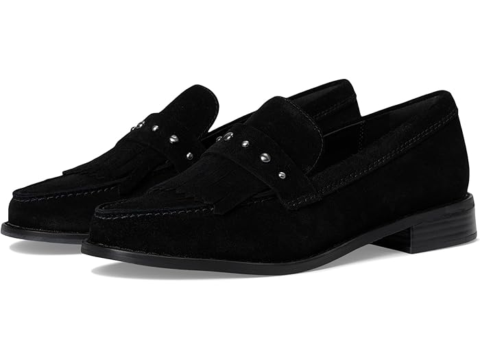(取寄) クラークス レディース ハナ ローファー Clarks women Hana Loafer Black Suede