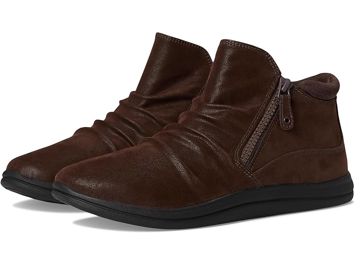 (取寄) クラークス レディース ブリーズ パス Clarks women Breeze Path Dark Brown Textile