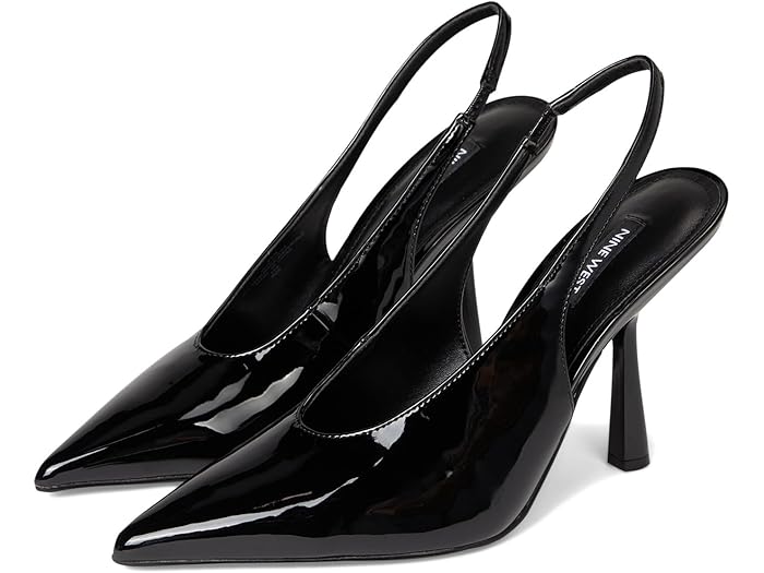 (取寄) ナインウエスト レディース Nine West women Kates Black Patent(4)