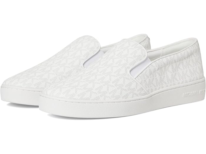 (取寄) マイケルコース レディース キートン スリッポン MICHAEL Michael Kors women Keaton Slip-On Bright White 1