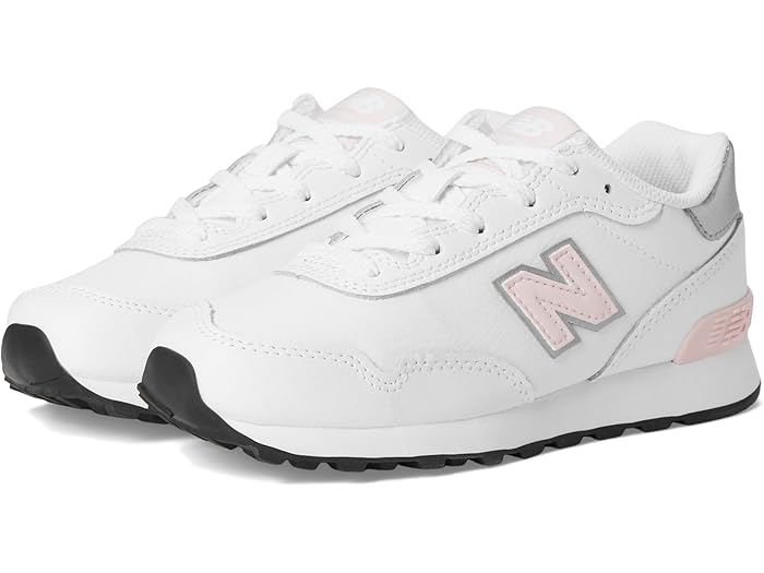 (取寄) ニューバランス キッズ キッズ 515 (リトル キッド/ビッグ キッド) New Balance Kids kids 515 (Little Kid/Big Kid) White/Shell Pink