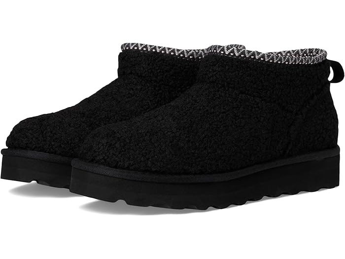 (取寄) ベアパウ レディース スナグル ダフネ デコ Bearpaw women Snuggle Daphne Deco Black II