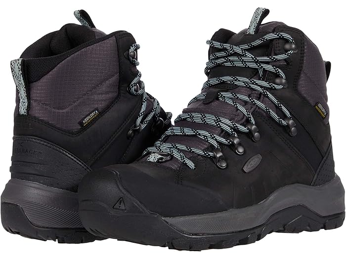 (���) ������ ��ǥ����� ��٥� Iv �ߥå� �ݥ顼�� KEEN women Revel IV Mid Polar Black/Harbor Gray
