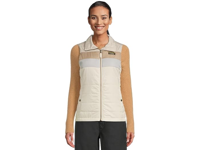 (取寄) エルエルビーン レディース マウンテン クラシック パファー ベスト カラーブロック L.L.Bean women Mountain Classic Puffer Vest Color-Block Shore/Paperwhite