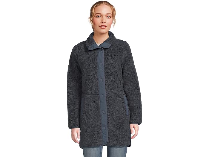 () 륨ӡ ǥ   L.L.Bean women Sherpa Coat Carbon Navy