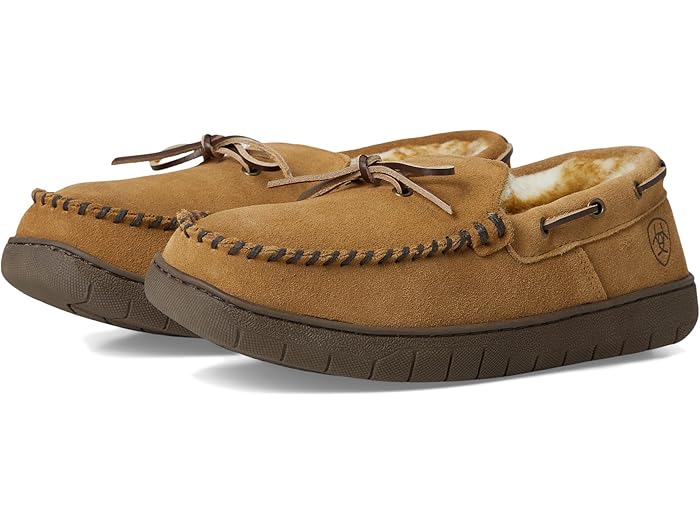 (取寄) アリアット メンズ ハリソン モック スリッパ Ariat men Harrison Moc Slipper Chestnut