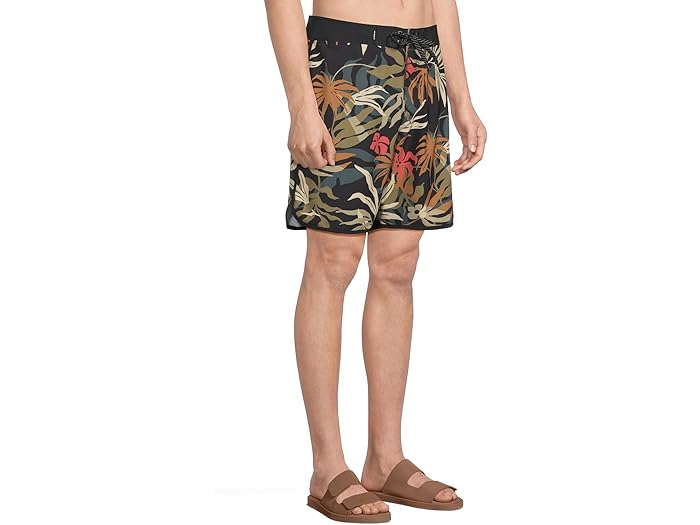 (取寄) クイックシルバー メンズ サーフシルク スカルプ 19 ボードショーツ Quiksilver men Surfsilk Scallop 19 BoardShorts Black