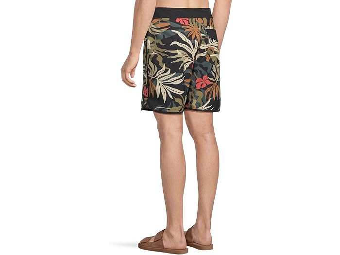 (取寄) クイックシルバー メンズ サーフシルク スカルプ 19 ボードショーツ Quiksilver men Surfsilk Scallop 19 BoardShorts Black