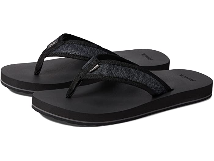 (取寄) サヌーク メンズ ジギー メッシュ Sanuk men Ziggy Mesh Black