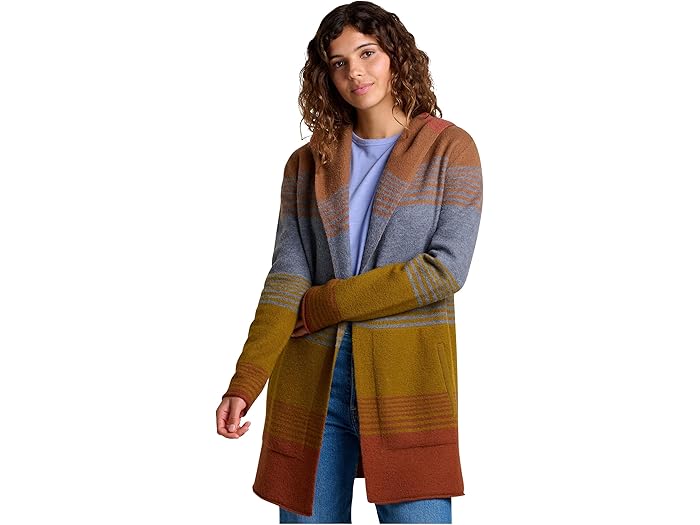 (取寄) トードアンドコー レディース メリノ ハートフェルト ブーディ Toad&Co women Merino Heartfelt Hoodie Coyote Ombre