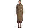 (取寄) アヴェックレフィー レディース ベルテッド フォー レザー トレンチ コート Avec Les Filles women Belted Faux Le...