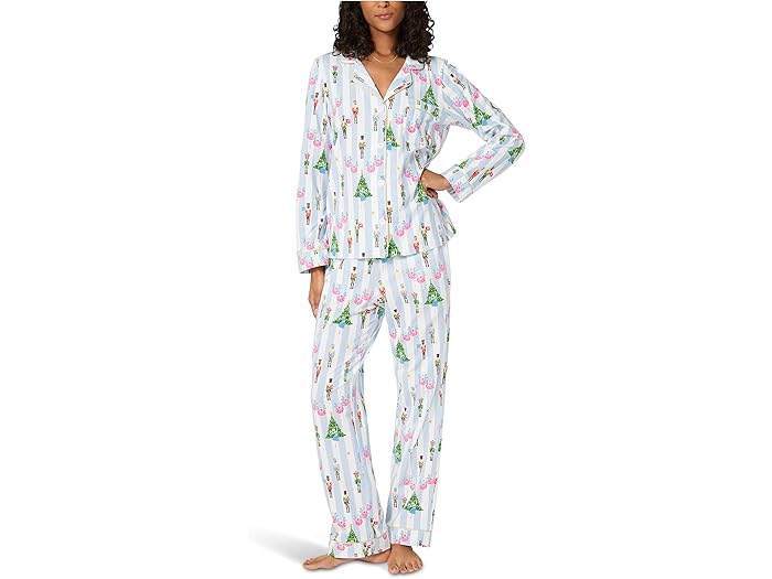 (取寄) ベッドヘッドパジャマズ レディース ロング スリーブ クラシック コットン ニット パジャマ セ..