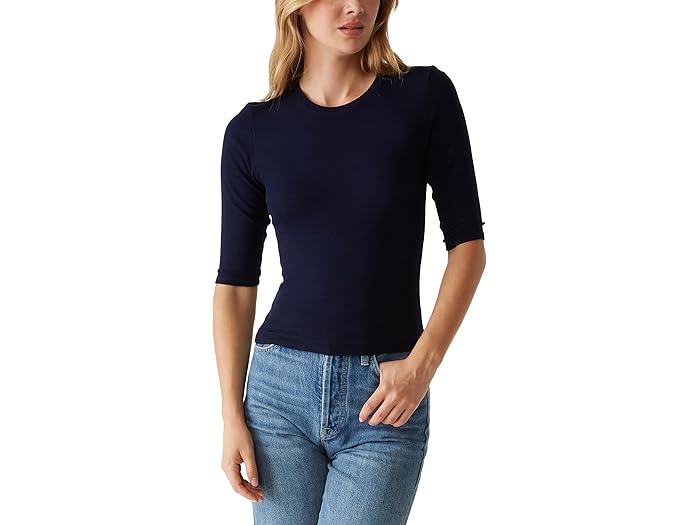 (取寄) マイケル スターズ レディース メーヴ クロップ ティー Michael Stars women Maeve Crop Tee Nocturnal