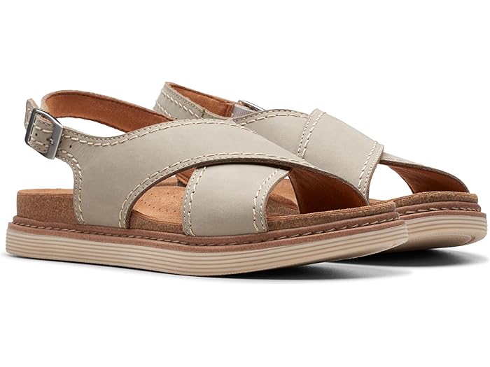 (取寄) クラークス レディース アーウェル スリング Clarks women Arwell Sling Stone Nubuck