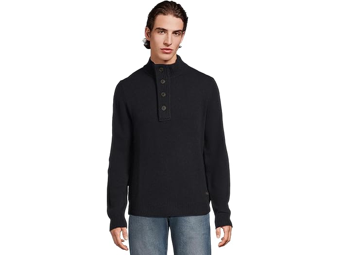 (取寄) バブアー メンズ エッセンシャル パッチ 1/2 ジップ Barbour men Essential Patch 1/2 Zip Navy(4)