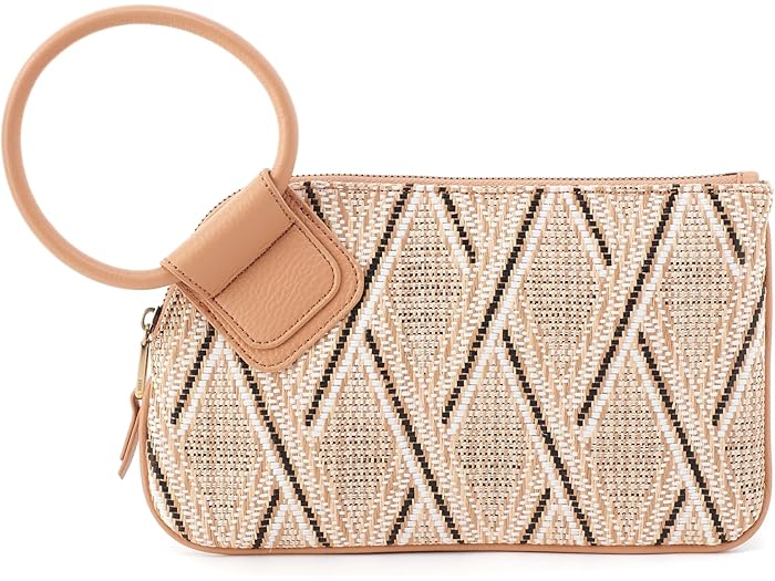 (取寄) ホーボー レディース セーブル リスレット HOBO women Sable Wristlet Cream Raffia