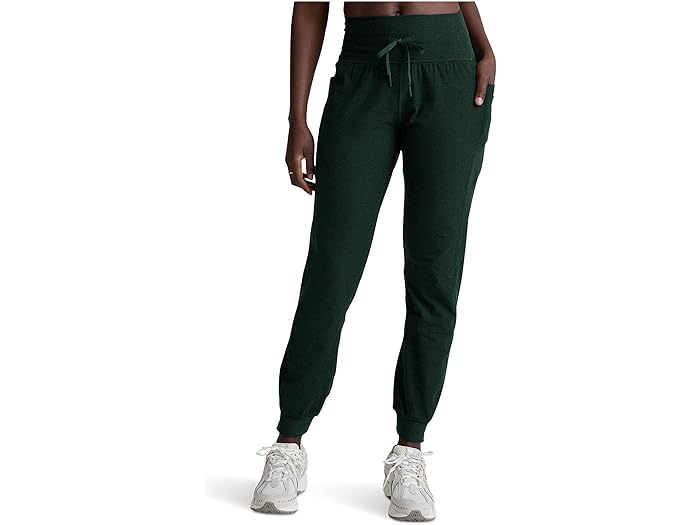 (取寄) ビヨンドヨガ レディース スペースダイ ザ ゴー ポケット ジョガーズ Beyond Yoga women Spacedye The Go Pocket Joggers Dark Spruce Green Heather(4)