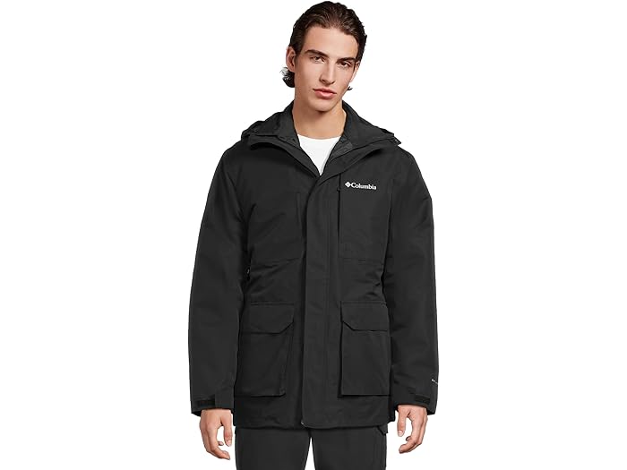 楽天ジェットラグ楽天市場店（取寄） コロンビア メンズ ランドローマー シャツ ジャケット インターチェンジ Columbia men Landroamer Shirt Jacket Interchange Black