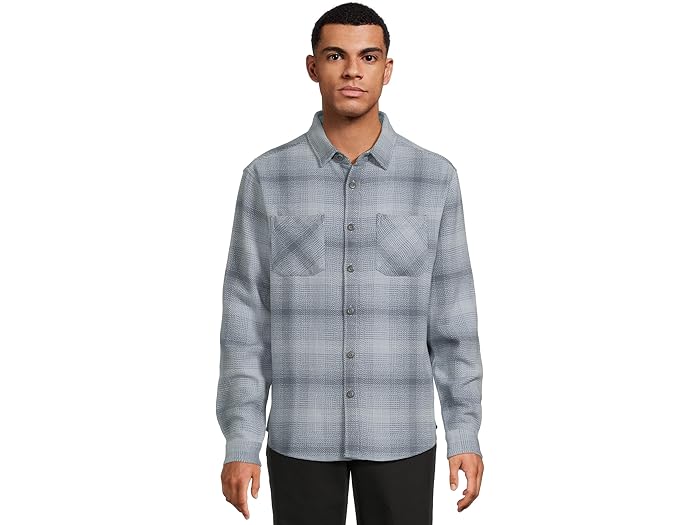 (取寄) クイックシルバー メンズ DNA フランネル シャツ Quiksilver men Dna Flannel Shirt China Blue