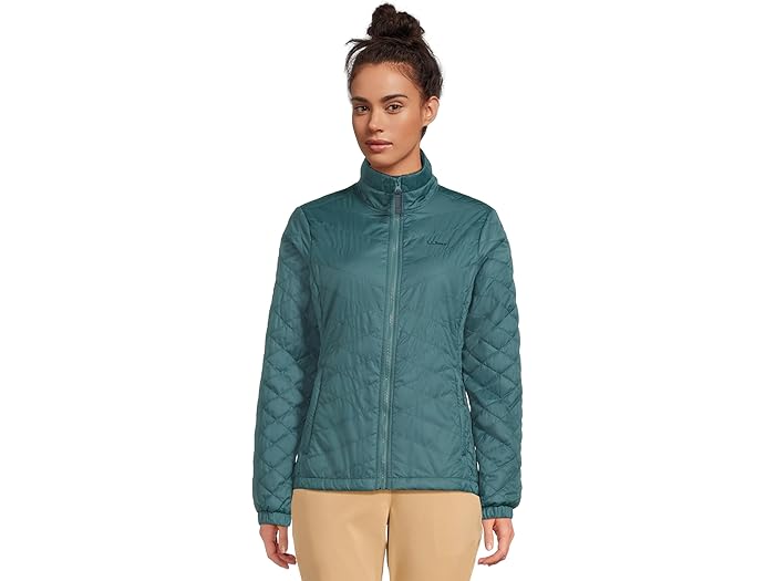 (取寄) エルエルビーン レディース フリースラインド プリマロフト ジャケット L.L.Bean women Fleece-Lined Primaloft Jacket Storm Teal