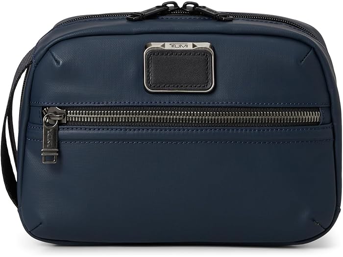 () ȥ  쥹ݥ ȥ٥ å Tumi men Response Travel Kit Navy Coated Canvas