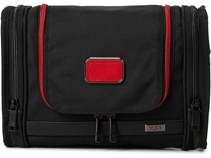 () ȥ  ϥ󥮥 ȥ٥ å Tumi men Hanging Travel Kit Black/Red